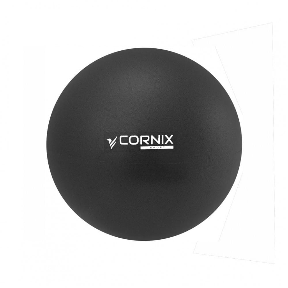 М'яч для йоги MiniGYMball Cornix XR-0371, 22 см, чорний