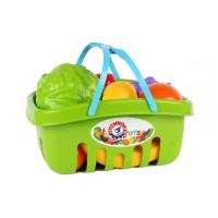 Ігровий набір продуктів 5354TXK в кошику Зелений