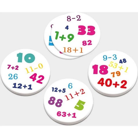 Настільна гра серії Гра Хто кого? "Змагання зі складання та віднімання" 158502