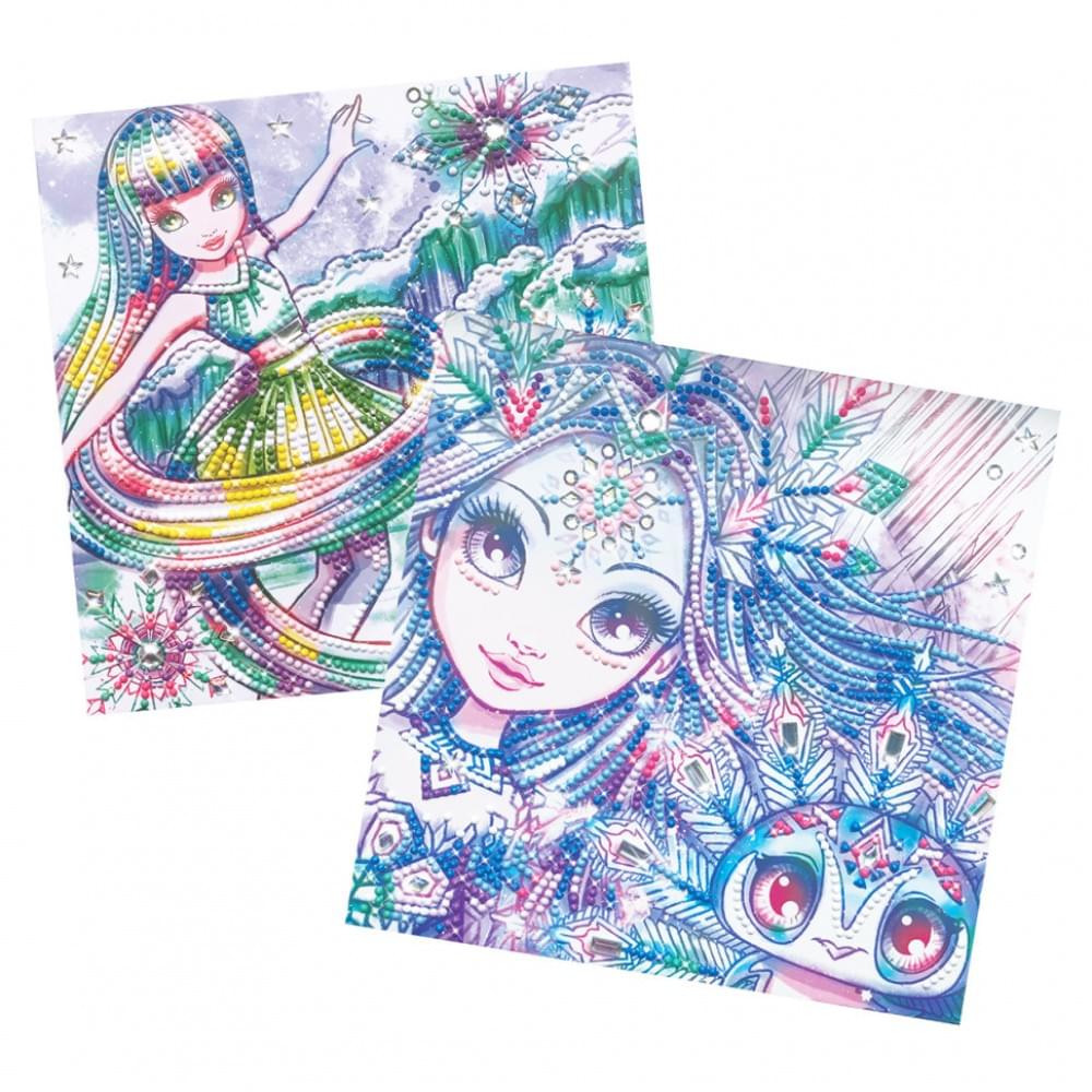 Набір для творчості з алмазною мозаїкою Морозне сяйво Nebulous Stars 11126 з аплікатором-ручкою