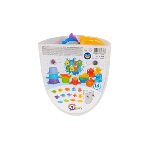 Набір для ванної кімнати Органайзер ТехноК 8386TXK 14 іграшок