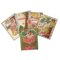 Набір для створення вітальних листівок "Our warm Christmas" FDGCK-019