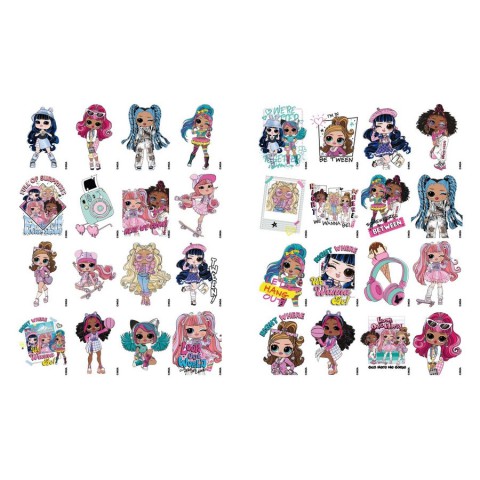 Розмальовка зі стікерами "Tweens Cherry" LCB29, 16 сторінок