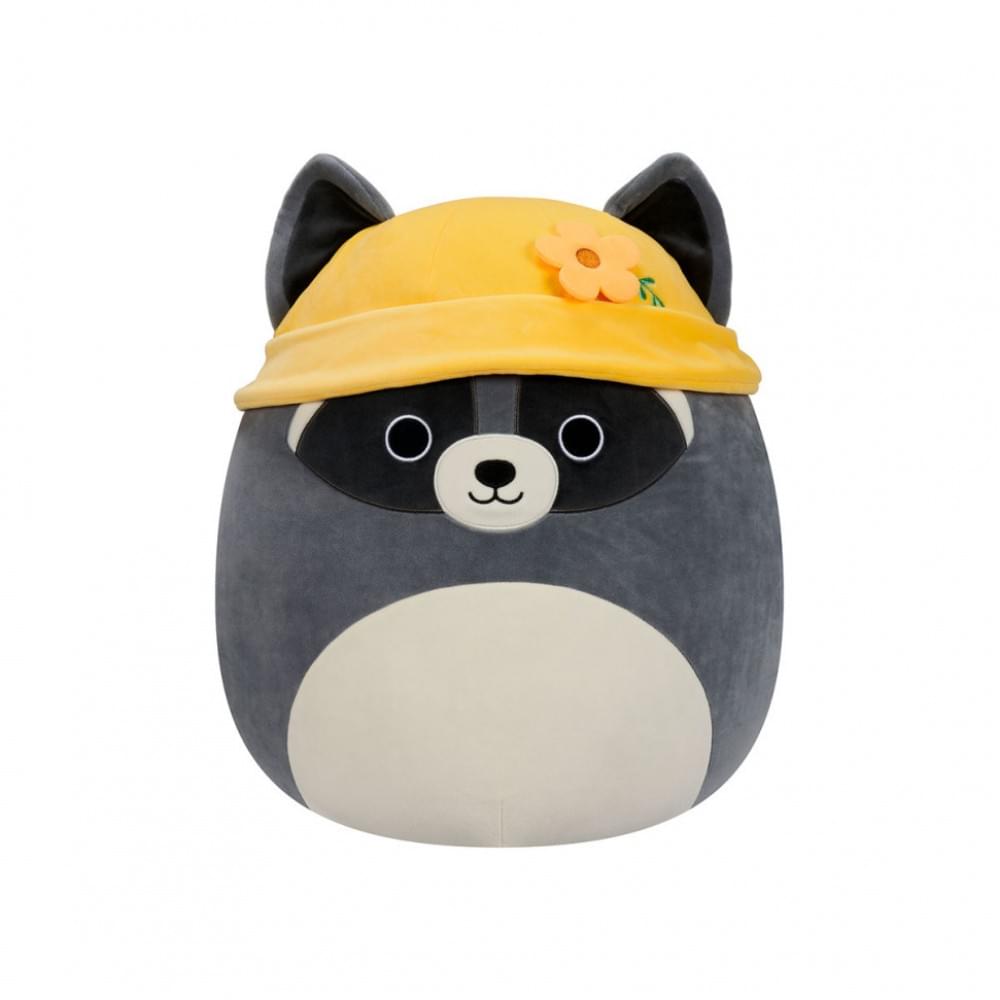 М'яка іграшка Єнот Роккі в панамці Squishmallows SQER00820, 13 см