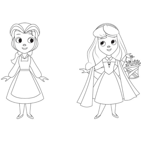 Розмальовка "Гра з кольором. Принцеса" 1426002 Disney Маля, 12 сторінок