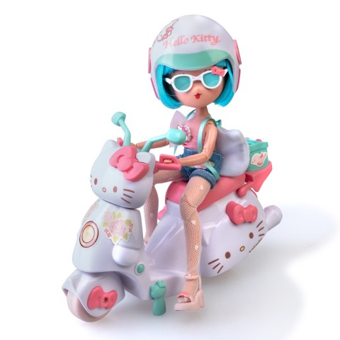 Дитяча лялька "Красуня Пінк на скутері" 4SF Manga Dolls HKTF3000 серії "Hello Kitty"