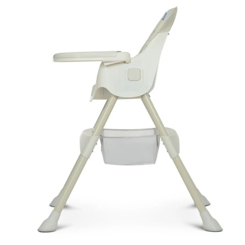 Стільчик для годування M 4136-2 Ice Gray, складаний, 5-ти точковий, екошкіра