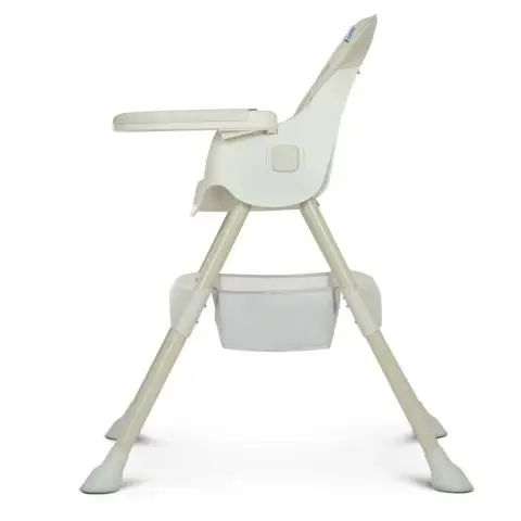 Стільчик для годування M 4136-2 Ice Gray, складаний, 5-ти точковий, екошкіра