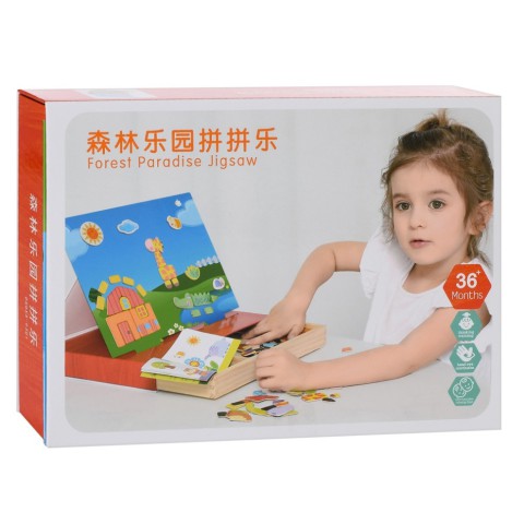 Дерев'яна розвиваюча іграшка Дощечка MD 1852-1 магнітна, для малювання