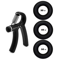 Набір кистьових еспандерів кільце+еспандер ножиці Power Grip Set1 NE-1587-60