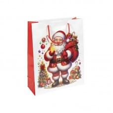 Подарунковий пакет "Новий Рік з Сантою" JA25-156-2 32х44х11 см