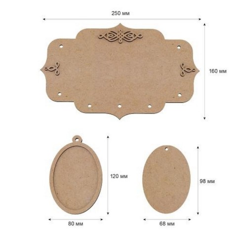 Набір для створення настінної підвіски "Botanical World" FDCKW-057