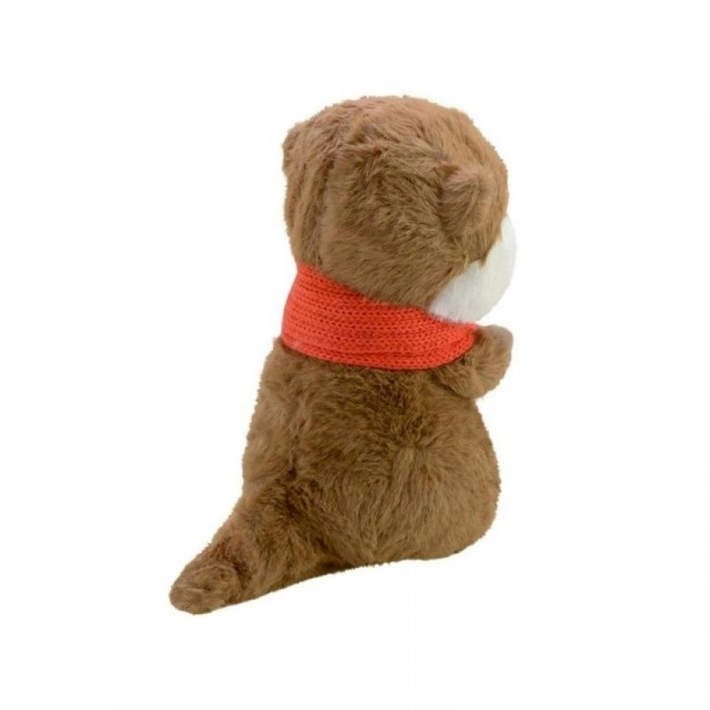 Дитяча м'яка іграшка "Видреня" C8502 з мушлею, розмір 28 см