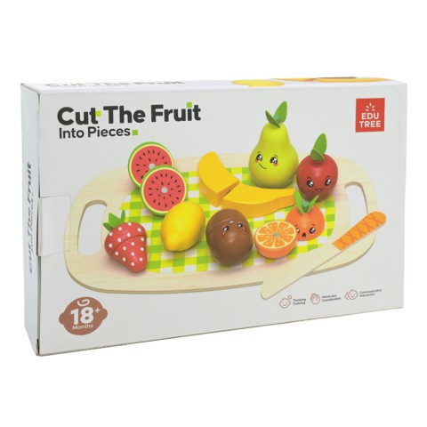 Дитяча дерев’яна іграшка "Фрукти" C9414 фрукти на магнітах, дощечка