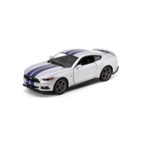 Дитяча модель машинки Ford Mustang GT (2015) Kinsmart KT5386FW, 1:38 Silver