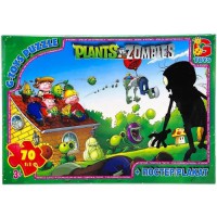 Дитячий пазл "Рослини проти Зомбі" PVZ04 постер, 70 елементів