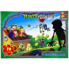 Дитячий пазл "Рослини проти Зомбі" PVZ04 постер, 70 елементів