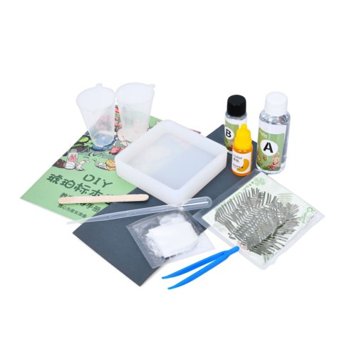 Дитячий набір для творчості "Сухоцвіт" FG231102004M, пінцет, фарба, застигаюча рідина