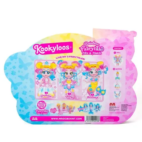 Ігровий набір з лялькою "Рейнбоу" KOOKYLOOS PKLSP106IN210 серії "Fairytale"
