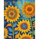 Картина за номерами "Яскраві соняхи" 13152-AC 40х50 см