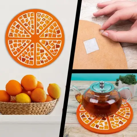 Набір для творчості скляна мозаїка "Апельсин" MA2033, 2 рівень