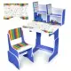 Дитяча Парта N 2071-11-4 синій, зі стільчиком
