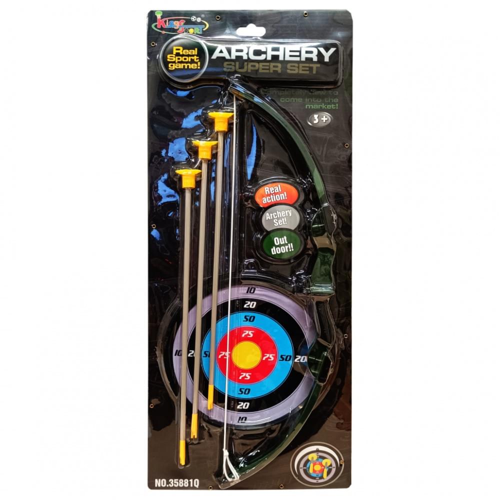 Ігровий набір Лук і стріли M 1396 на присосках, мішень