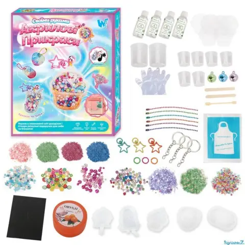 Набір для творчості "Акрилові прикраси" 55404A інструкція, від 6 років