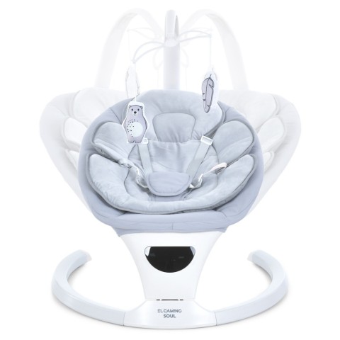 Заколисуючий центр-шезлонг SOUL ME 1175 Light Gray