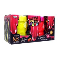 В'язка маса "Mega Stretch Slime" Danko Toys SLM-11-01U(Yellow-Pink), 2 банки