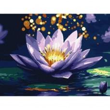 Картина за номерами "Магічна лілія" KHO3296 з металізованими фарбами 30х40 см
