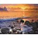 Картина за номерами "Кам'янистий берег" Brushme BS5749 40х50 см