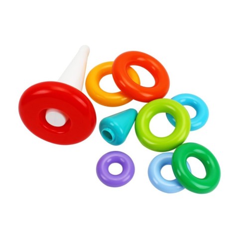 Дитяча іграшка "Пірамідка" 1904TXK видувна, 9 елементів, 31 см