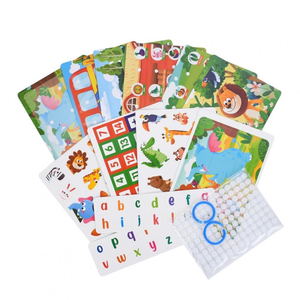 М'яка розвиваюча іграшка-книжечка "Busybook" YB-501-502-503-3