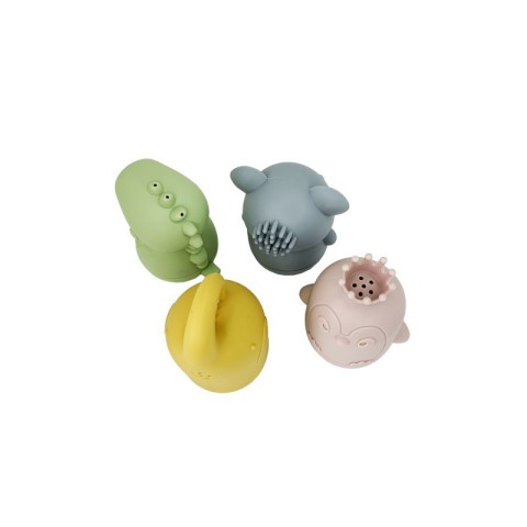 Набір силіконових іграшок для купання MGZ-0925, 4 штуки