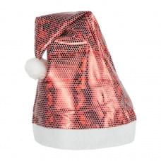 Шапка новорічна "Санта-Клауса" 6241-3-1 блискуча