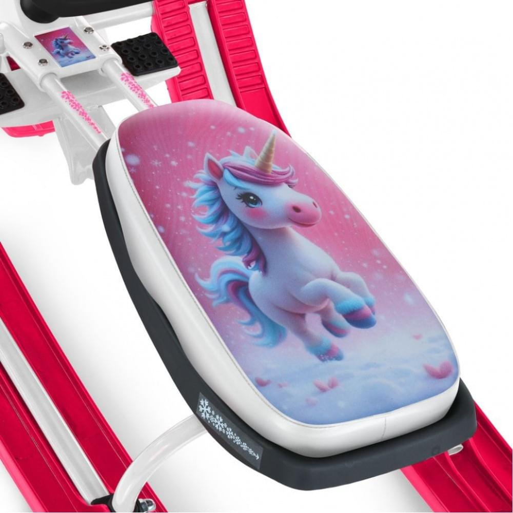 Дитячі зимові санки "Снігокат" MS 1778-10 до 30 кг