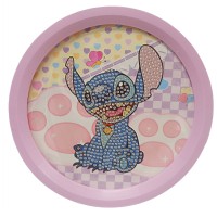 Дитячий набір алмазна мозаїка "Стіч" YK-6532-19(Violet)