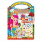 Розмальовка "Грайливі сюжети Чарівні дівчата та їхні звірята" РМ-37-03, 30 сяючих наліпок