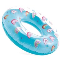 Дитячий надувний круг Веселка 59259-2 розмір 81 см