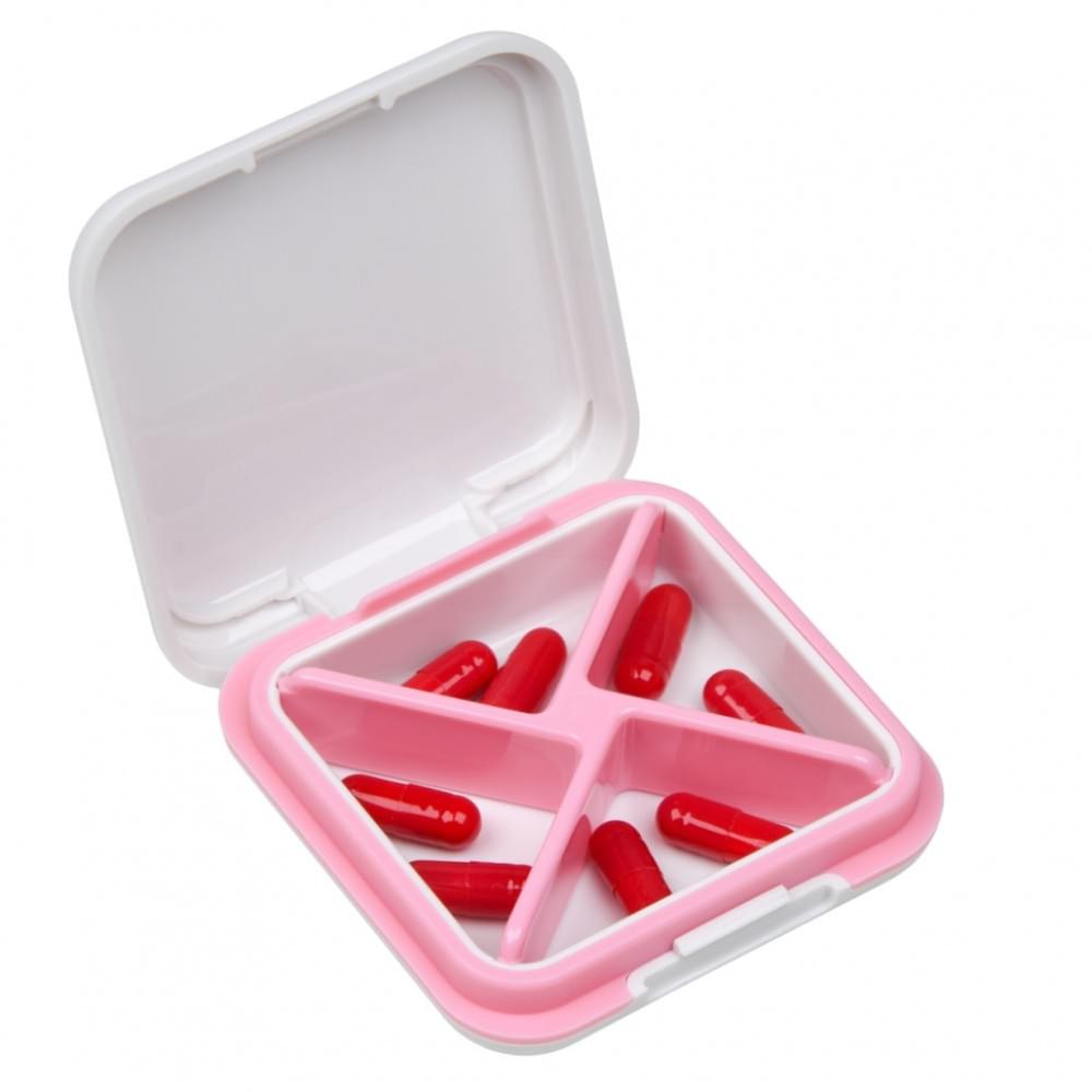 Кейс для капсул Fitseven UZSPACE TP005WP, білий з ромбами