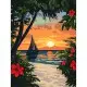 Картина за номерами "Краса тропіків" ©art_selena_ua KHO6393, 30х40 см