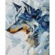 Алмазна мозаїка "Погляд вовка" Brushme DBS1271, 40х50 см