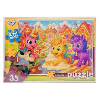 Дитячі м'які пазли "Поні в солодкому світі" S35-11-10, 35 елементів