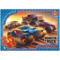 Пазли дитячі "Монстер траки" MT182, 35 елементів