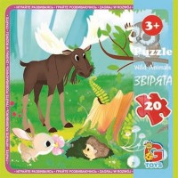 Дитячий пазл "Лісові мешканці" LR08, 20 елементів