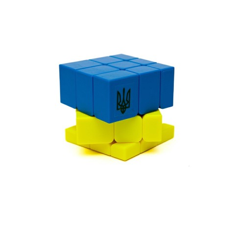 Головоломка Розумний кубик SCU333 "Прапор України" (Bicolor Bump Smart Cube "Ukraine")