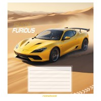 Зошит учнівський "В пустелі" 060-590423K-2 в клітинку, 60 аркушів