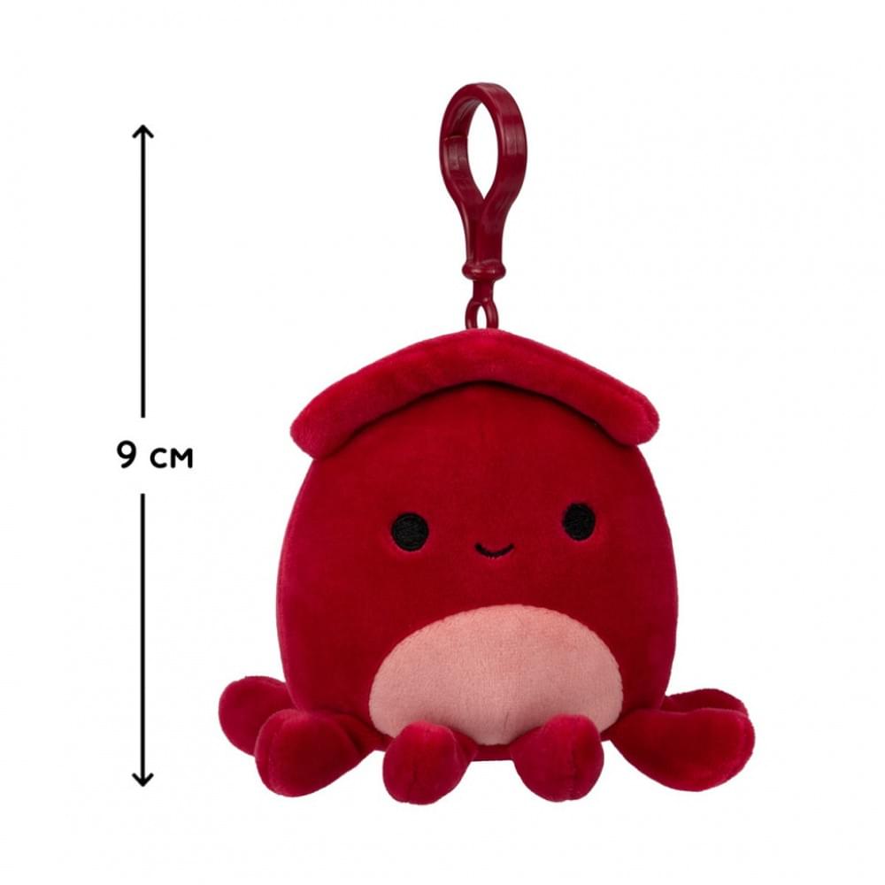 М'яка іграшка Кальмар Альтман Squishmallows SQCP00146 на кліпсі 9 см