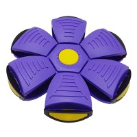 Летючий трансформерний м'яч 1002-3(Dark-Violet) світиться